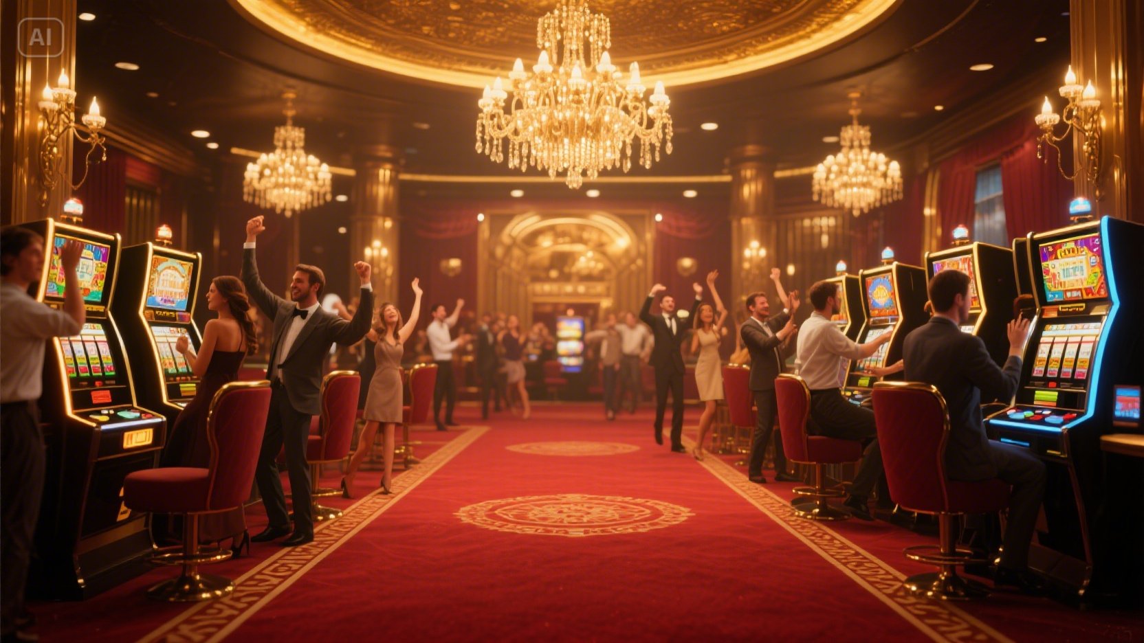 Casino Casino Gods desktop and mobile interfaces